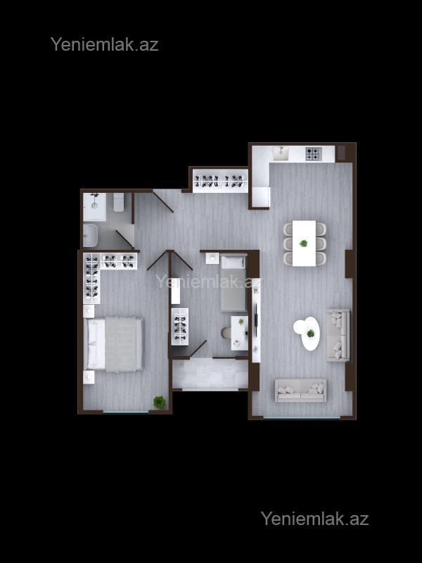 3 otaqlı mənzil satılır, Suraxanı, Bakı