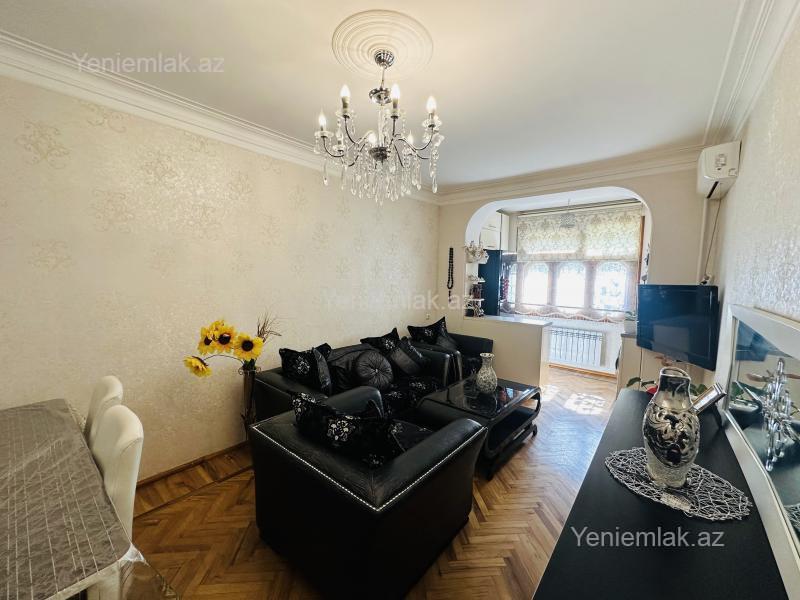 3 otaqlı mənzil satılır, Nizami, Bakı