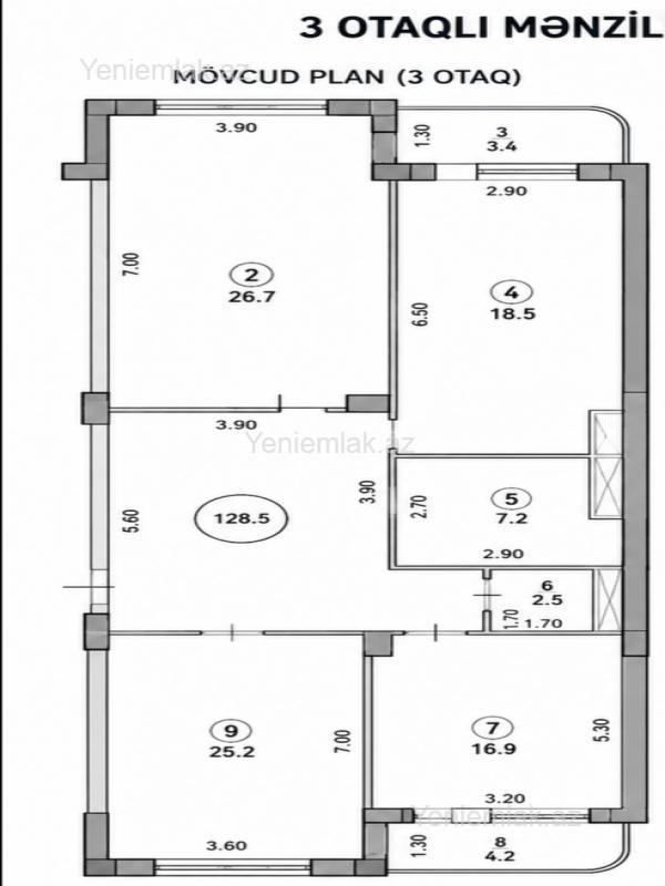 3 otaqlı mənzil satılır, Sumqayıt