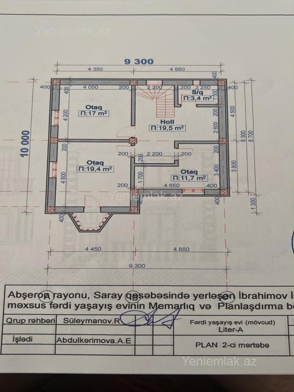 5 otaqlı Həyət evi / Villa, Saray, Abşeron