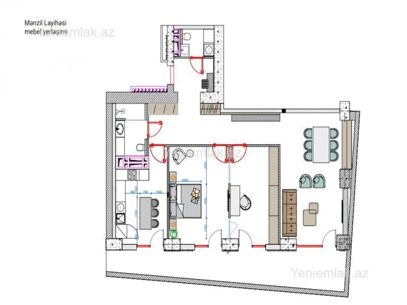 3 otaqlı Bina evi menzil, Yasamal rayonu, Bakı