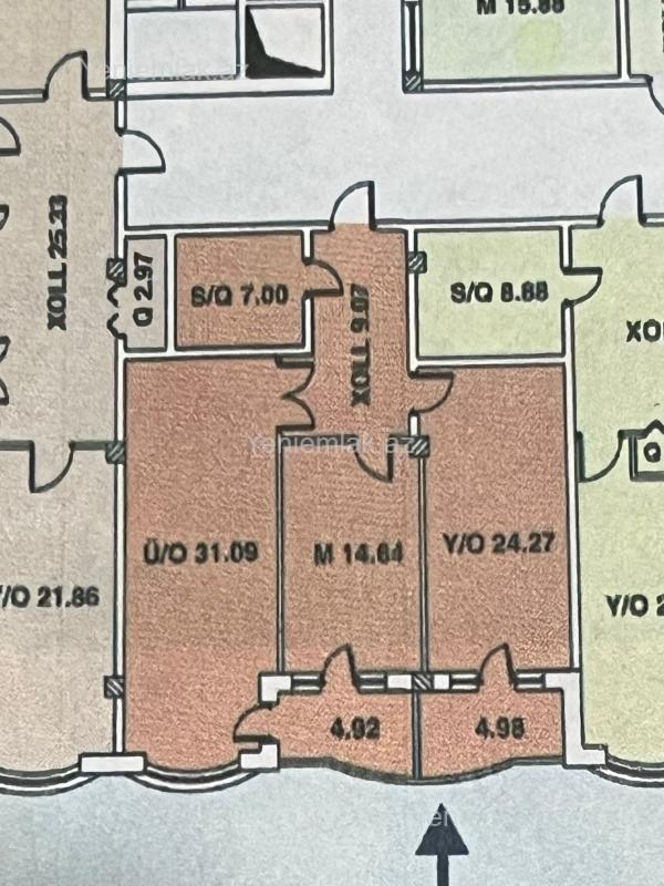 3 otaqlı Bina evi menzil, Nərimanov rayonu, Bakı