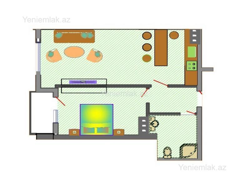 2 otaqlı Bina evi menzil, Sumqayıt Bulvarı, Sumqayıt
