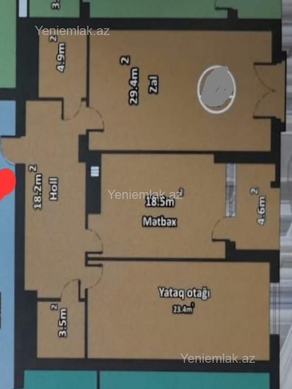 3 otaqlı Bina evi menzil, Nərimanov rayonu, Bakı
