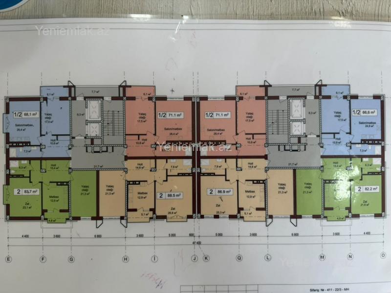 2 otaqlı Bina evi menzil, Xətai rayonu, Bakı