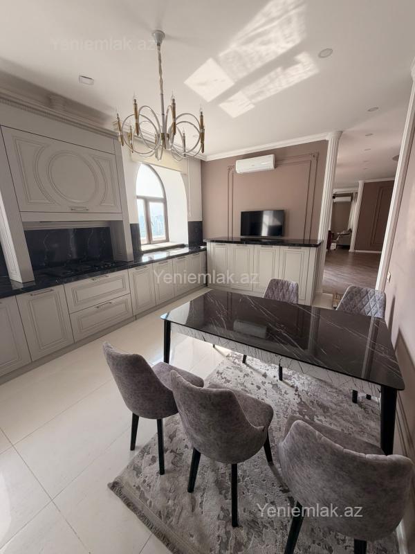 4-room new-build apartment for rent in Gənclik, 350 m², 2 700 AZN/mo, photo 4 / 12
