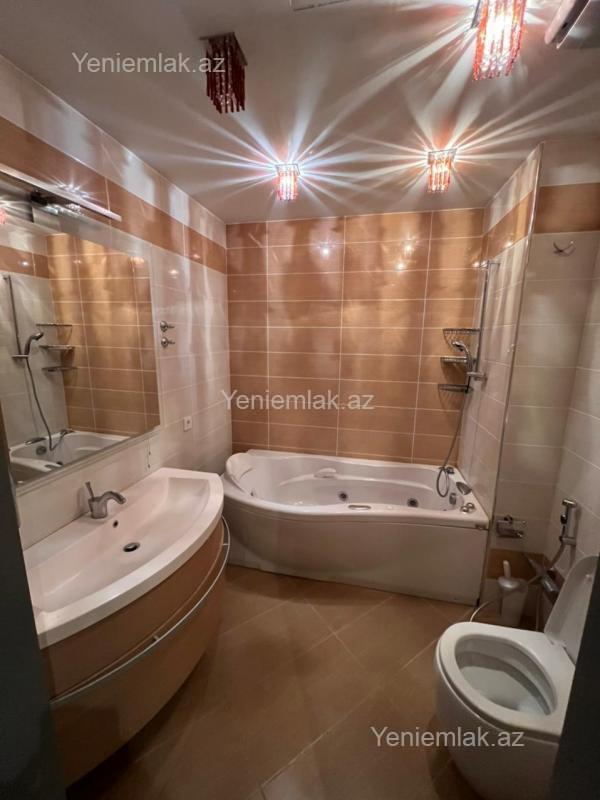 Port Baku Residence kompleksində 4 otaqlı yeni tikili mənzil kirayə verilir, 180 m², 4 000 AZN/ay, şəkil 4 / 12
