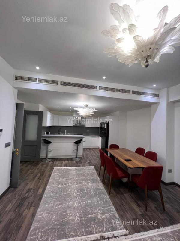 Port Baku Residence kompleksində 4 otaqlı yeni tikili mənzil kirayə verilir, 180 m², 4 000 AZN/ay, şəkil 5 / 12