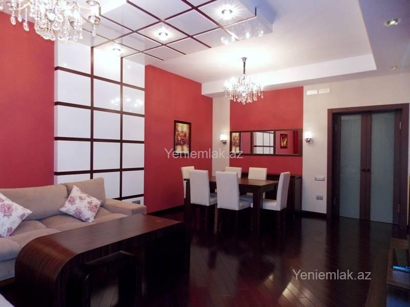 Gənclikdə 3 otaqlı yeni tikili mənzil kirayə verilir, 120 m², 1 200 AZN/ay, şəkil 2 / 12