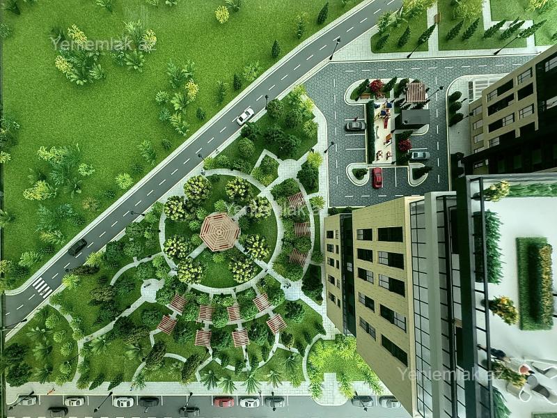 M.Ə.Rəsulzadədə 3 otaqlı yeni tikili mənzil satılır, 122 m², 250 000 AZN, şəkil 2 / 12