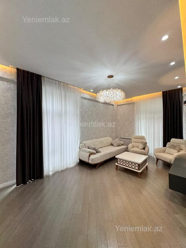 Gold Residence kompleksində 3 otaqlı yeni tikili mənzil kirayə verilir, 110 m², 2 000 AZN/ay, şəkil 2 / 12