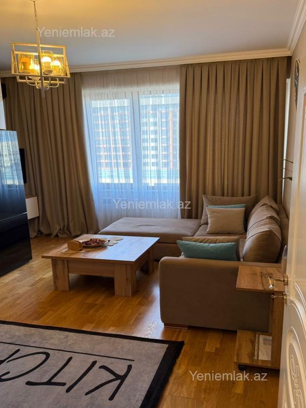 7-ci mikrorayonda 3 otaqlı yeni tikili mənzil kirayə verilir, 75 m², 1 000 AZN/ay, şəkil 2 / 12