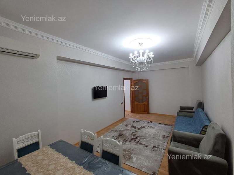 3-room new-build apartment for rent in Həzi Aslanov, 85 m², 650 AZN/mo, photo 2 / 12