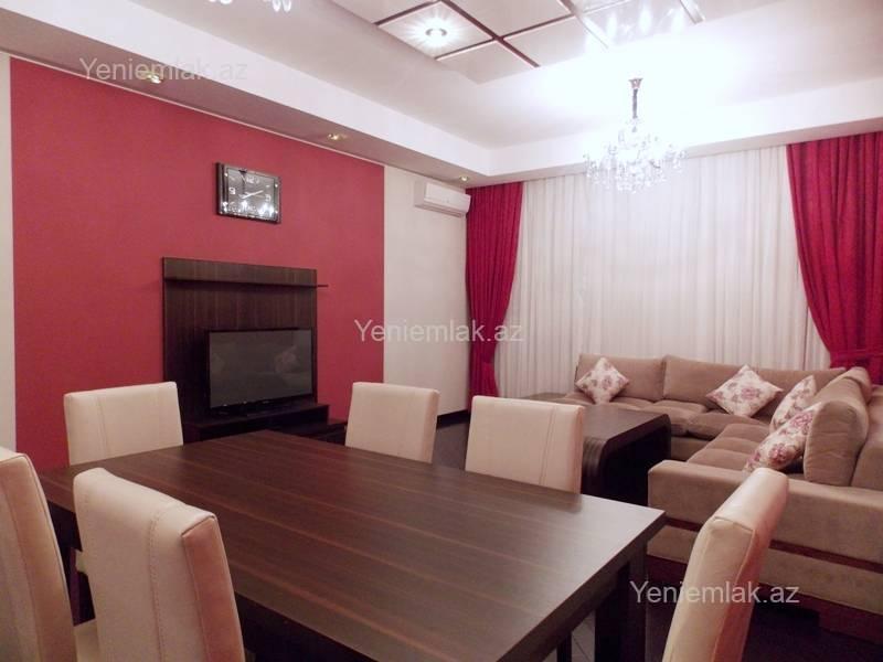 Gənclikdə 3 otaqlı yeni tikili mənzil kirayə verilir, 120 m², 1 200 AZN/ay, şəkil 3 / 12