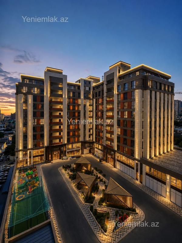 Продаётся 2-комнатная квартира в новостройке, ЖК Nizami City, 55 м², 225 000 AZN, фото 2 / 9