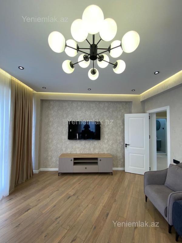 2-room new-build apartment for rent in Gənclik, 107 m², 1 200 AZN/mo, photo 2 / 12