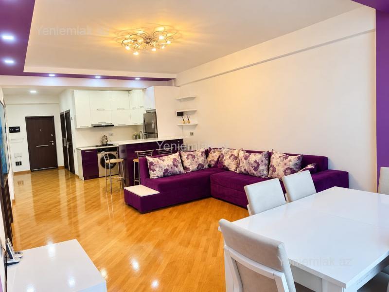 Qara Qarayevdə 2 otaqlı yeni tikili mənzil kirayə verilir, 800 m², 800 AZN/ay, şəkil 2 / 9