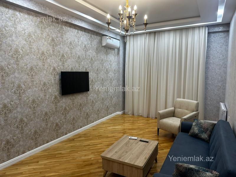 Xətaidə 2 otaqlı yeni tikili mənzil kirayə verilir, 80 m², 80 AZN/ay, şəkil 2 / 12