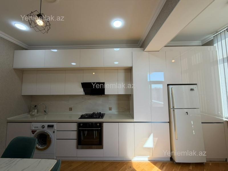 2-room new-build apartment for rent in Həzi Aslanov, 70 m², 950 AZN/mo, photo 2 / 12