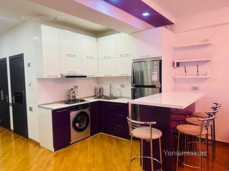Qara Qarayevdə 2 otaqlı yeni tikili mənzil kirayə verilir, 800 m², 800 AZN/ay, şəkil 3 / 9