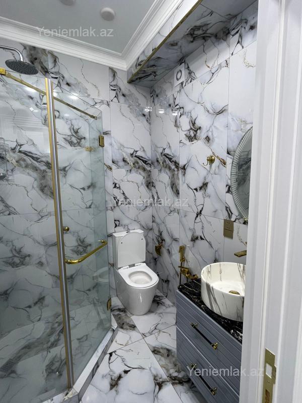 Qara Qarayevdə 1 otaqlı yeni tikili mənzil kirayə verilir, 40 m², 700 AZN/ay, şəkil 4 / 5