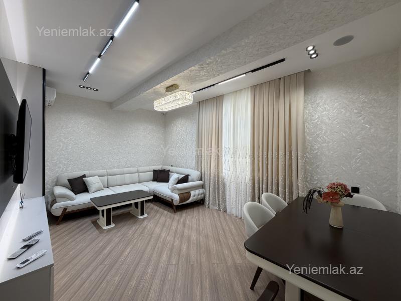 3-room new-build apartment for sale in Turkuaz residence, 91 m², 298 000 AZN, photo 2 / 12