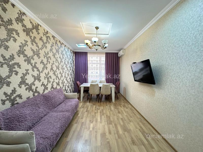 3-room new-build apartment for rent in Həzi Aslanov, 90 m², 800 AZN/mo, photo 2 / 10