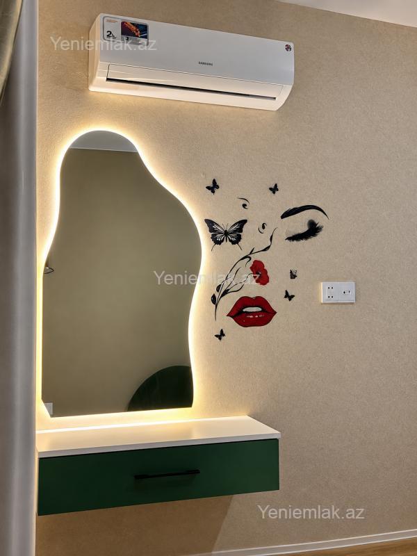 7-ci mikrorayonda 2 otaqlı yeni tikili mənzil kirayə verilir, 60 m², 800 AZN/ay, şəkil 3 / 12