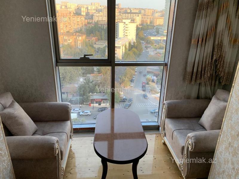 Blue Residence kompleksində 3 otaqlı yeni tikili mənzil kirayə verilir, 105 m², 1 000 AZN/ay, şəkil 3 / 12