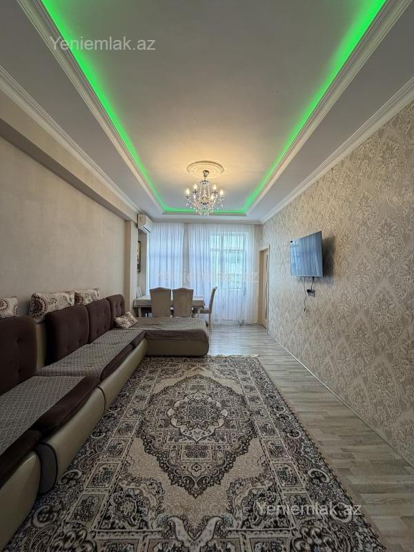 2-комн. · 50 m² · 1/6 этаж, Qurtuluş 93