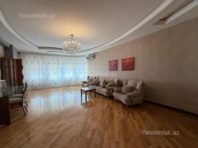 Nizamidə 3 otaqlı yeni tikili mənzil kirayə verilir, 146 m², 1 300 AZN/ay, şəkil 2 / 12