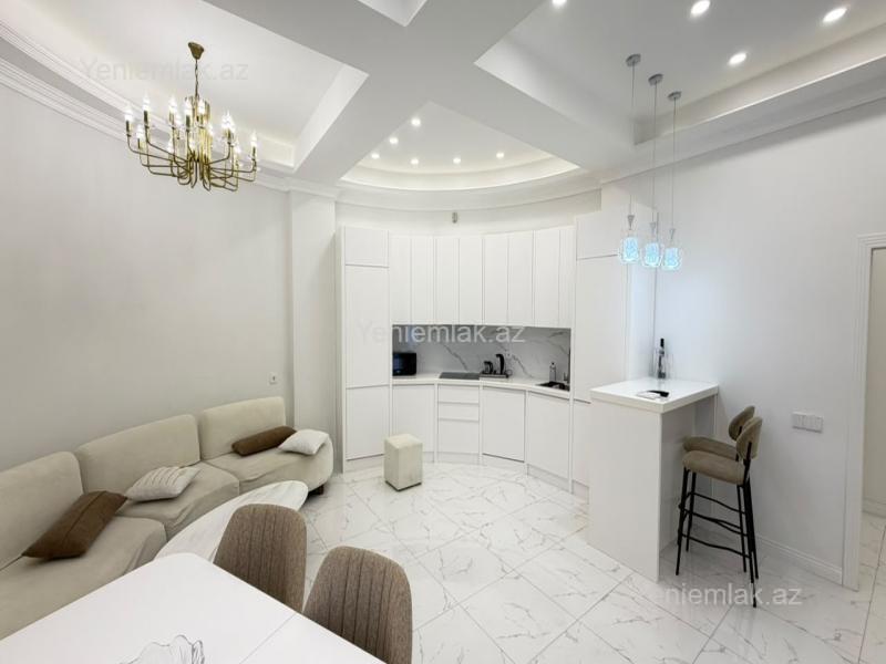Sahildə 3 otaqlı yeni tikili mənzil kirayə verilir, 100 m², 1 200 AZN/ay, şəkil 2 / 12