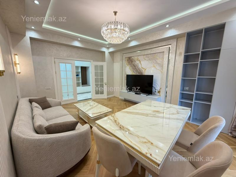 Ağ şəhərdə 3 otaqlı yeni tikili mənzil kirayə verilir, 140 m², 2 500 AZN/ay, şəkil 2 / 11