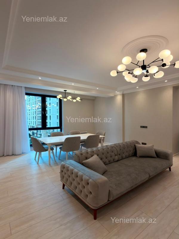 Nəriman Nərimanovda 3 otaqlı yeni tikili mənzil kirayə verilir, 147 m², 2 300 AZN/ay, şəkil 2 / 12