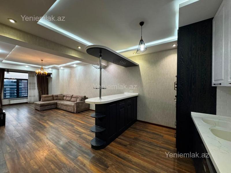 Ağ şəhərdə 3 otaqlı yeni tikili mənzil kirayə verilir, 130 m², 1 300 AZN/ay, şəkil 3 / 12