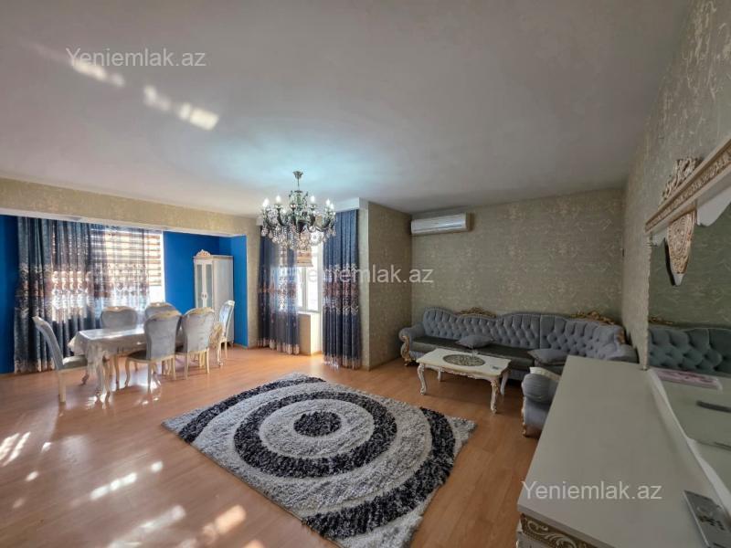8-ci mikrorayonda 4 otaqlı yeni tikili mənzil kirayə verilir, 165 m², 1 100 AZN/ay, şəkil 3 / 12