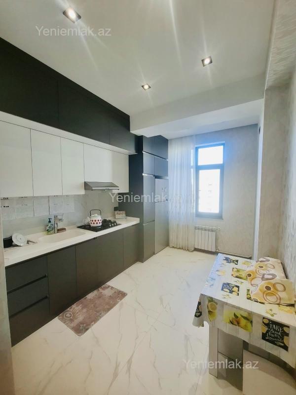 8-ci kilometrdə 2 otaqlı yeni tikili mənzil kirayə verilir, 85 m², 800 AZN/ay, şəkil 5 / 12