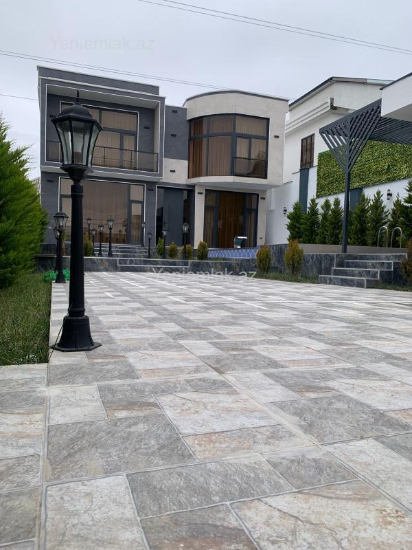 Həyət evi / Villa Satılır Bakı Xəzər rayonu Mərdəkan Merdekan qesebesinde 4 sotda tikilmis 2 mertebeli 5 otaqli heyet ev