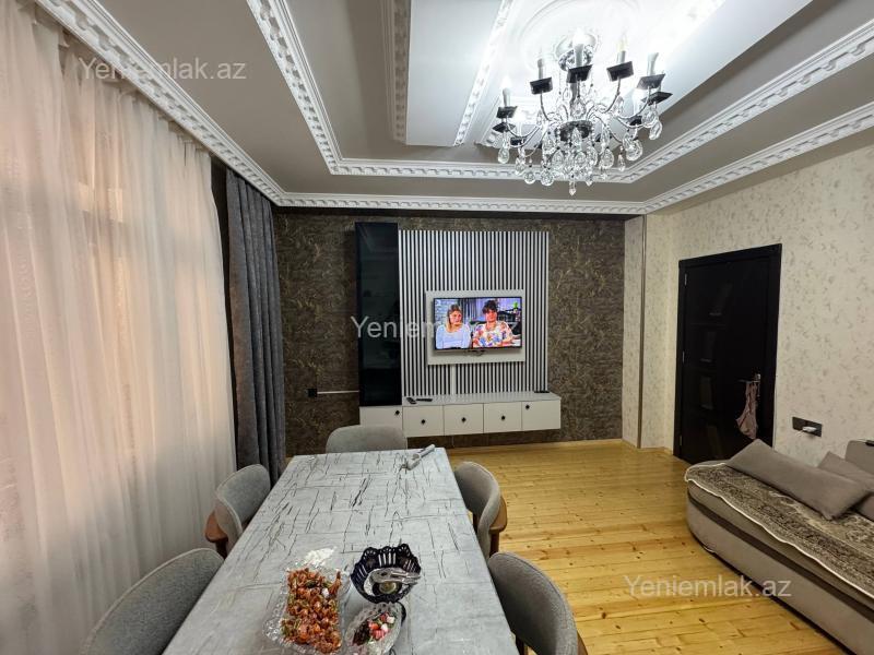 3-room new-build apartment for sale in Qurtuluş 93 residence, 100 m², 129 000 AZN, photo 2 / 12