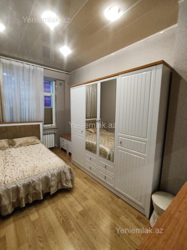 2-room new-build apartment for rent in Həzi Aslanov, 55 m², 650 AZN/mo, photo 3 / 7