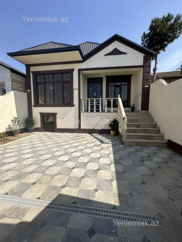 Həyət evi / Villa Satılır Abşeron Saray Paket kupça Marşuta 50 metr Məktəbə Bağçaya(dövlət) yaxın Ev qoşa daşla tiki