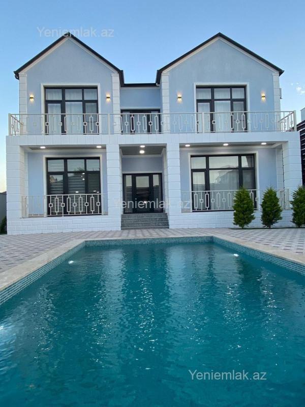 Həyət evi / Villa Satılır Bakı Xəzər rayonu Buzovna Buzovnada SOCAR yaxınlığında 5 otaqlı, Hovuzlu Dəbdəbəli Villa Satıl