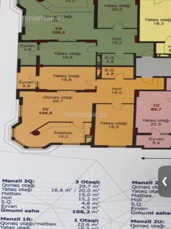 3 otaqlı Bina evi menzil, Nərimanov rayonu, Bakı