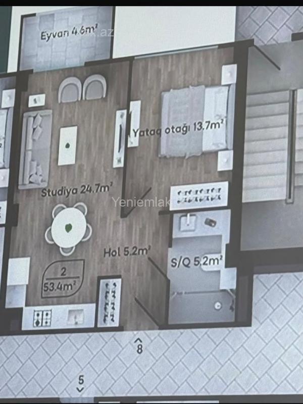 1 otaqlı Bina evi menzil, Suraxanı rayonu, Bakı