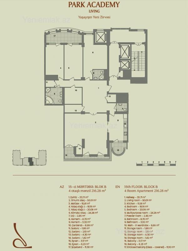 4 otaqlı Bina evi menzil, Yasamal rayonu, Bakı